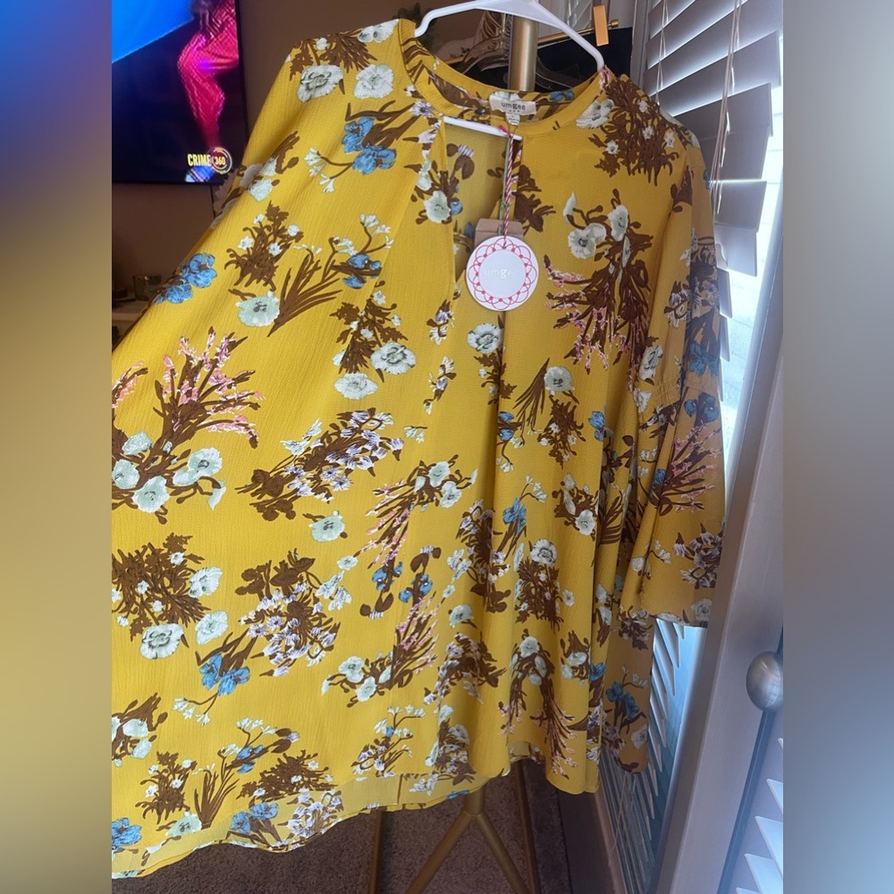 Umgee floral swing dress